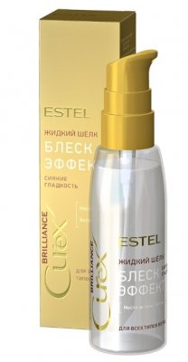 Купить estel (эстель) жидкий шелк для всех типов волос curex brilliance, 100мл в Заволжье