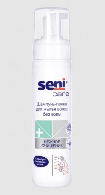 Купить seni care (сени кеа) шампунь-пенка для мытья волос без воды 200 мл в Заволжье