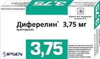 Купить диферелин, лиофилизат для приготовления суспензии для внутримышечного введения пролонг действия 3,75мг, флакон в Заволжье