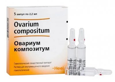 Купить овариум композитум, раствор для внутримышечного введения гомеопатический 2,2мл, ампулы 5шт в Заволжье