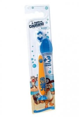 Купить pasta del сapitano (паста дель капитано) зубная щетка детская baby 3+ soft/мягкая 1 шт. в Заволжье