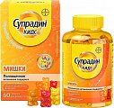 Купить супрадин кидс мишки, пастилки жевательные, 60 шт бад в Заволжье