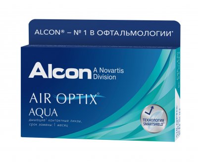 Купить контактные линзы air optix aqua, 6 pk в Заволжье
