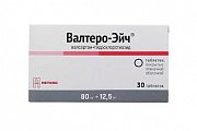 Купить валтеро-эйч, таблетки покрытые пленочной оболочкой 80 мг+ 12,5 мг, 30 шт в Заволжье