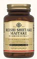 Купить solgar (солгар) экстракт грибов рейши, шиитаке и мейтаке, капсулы 505мг 50 шт бад в Заволжье