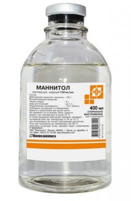Купить маннитол, раствор для инфузий 15%, флакон 400мл, 12 шт в Заволжье