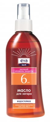 Купить eva sun (ева сан) масло для загара, 150мл spf6 в Заволжье