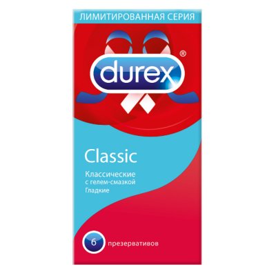 Купить durex (дюрекс) презервативы classic 6шт в Заволжье