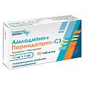 Купить амлодипин+периндоприл-сз, таблетки 10мг+8мг, 30 шт в Заволжье