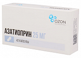 Купить азатиоприн, капсулы 25мг 42шт в Заволжье
