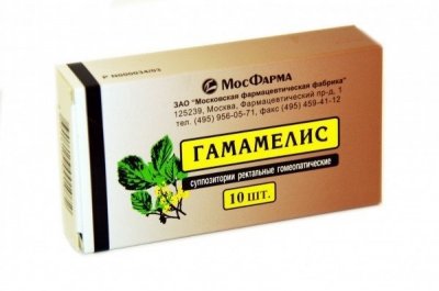 Купить гамамелис, суппозитории ректальные гомеопатические, 10 шт в Заволжье