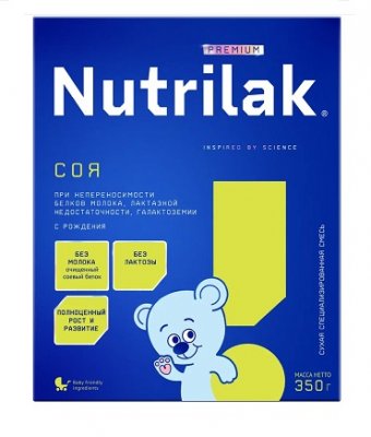 Купить нутрилак премиум (nutrilak premium) соя молочная смесь с рождения, 350г в Заволжье