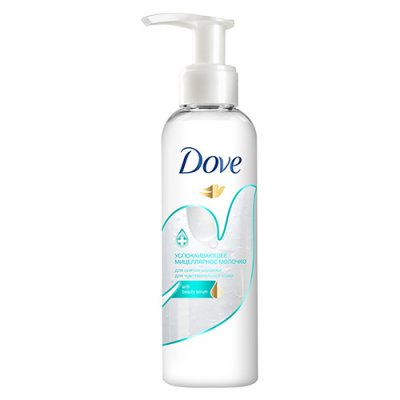 Купить dove (дав) молочко мицеллярное успокаивающее для снятия макияжа для чувствительной кожи, 120мл в Заволжье