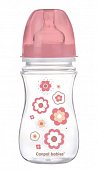 Купить canpol (канпол) бутылочка pp easystart с широким горлышком антиколиковая с 3 месяцев розовая, 240 мл в Заволжье