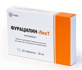 Фурацилин-Лект, таблетки для приготовления раствора для местного и наружного применения 20мг, 20 шт