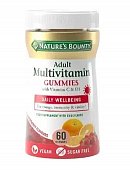 Купить nature's bounty (нэйчес баунти) мультивитамины для взрослых, пастилки жевательные-гаммис массой 2г, 60 шт бад в Заволжье