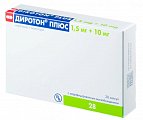 Купить диротон плюс, капсулы с модифицированным высвобождением 1,5мг+10мг, 28 шт в Заволжье