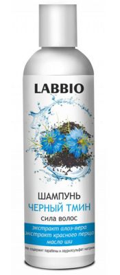 Купить лаббио, шамп. черный тмин сила волос 250мл (биолайнфарма ооо, россия) в Заволжье