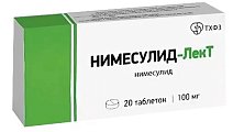 Купить нимесулид-лект, таблетки 100мг, 20шт в Заволжье