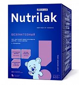 Купить нутрилак (nutrilak) премиум безлактозный молочная смесь с рождения, 600г в Заволжье