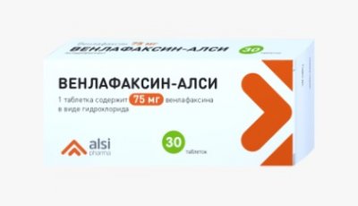 Купить венлафаксин, таблетки 75мг, 30 шт в Заволжье