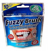 Купить фруззи браш (fuzzy brush) зубная щека жевательная одноразовая, 10шт. в Заволжье