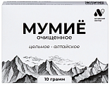Купить мумие очищенное алтайский нектар, 10г бад в Заволжье