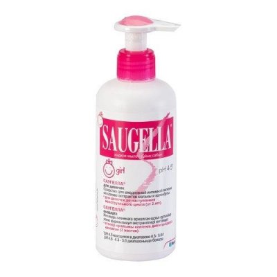 Купить saugella (саугелла) средство для интимной гигиены для девочек с 3 лет girl, 250мл в Заволжье