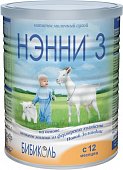 Купить нэнни 3 смесь на основе натурального козьего молока с пребиотиками с 12 месяцев, 400г в Заволжье