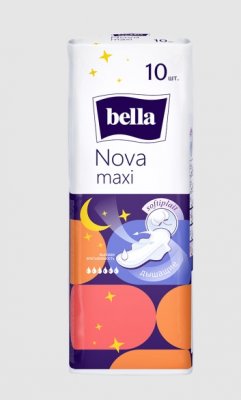 Купить bella (белла) прокладки nova maxi белая линия 10 шт в Заволжье