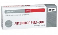 Купить лизиноприл-obl, таблетки 10мг, 60 шт в Заволжье