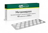 Метронидазол, таблетки 250мг, 40 шт
