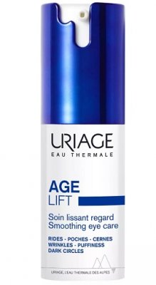 Купить uriage age lift (урьяж эйдж лифт) крем для контура вокруг глаз разглаживающий, флакон-помпа 15мл в Заволжье