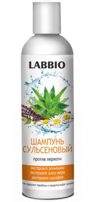 Купить labbio (лаббио) шампунь сульсеновый против перхоти, 250мл в Заволжье