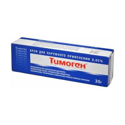 Купить тимоген, крем для наружного применения 0,05%, туба 30г в Заволжье