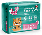 Купить reva care (рева кеа) подгузники-трусики для детей премиум, размер 6 (15-30кг), 38шт в Заволжье