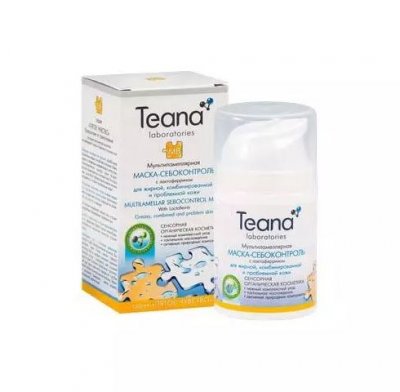 Купить тиана (teana) маска-себоконтроль мультиламеллярная с лактоферрином, 50мл в Заволжье