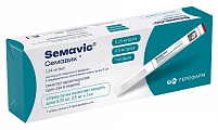 Купить семавик, раствор для подкожного введения 0,25/0,5/1 мг/доза, шприц-ручка 3мл в комплекте с иглами - 9шт в Заволжье