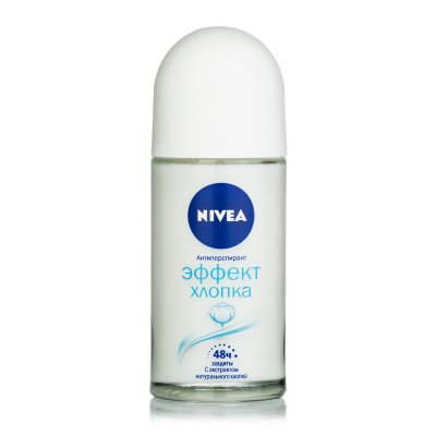 Купить nivea (нивея) дезодорант-антиперспирант эффект хлопка, 50мл в Заволжье