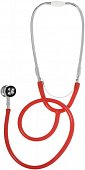 Купить стетоскоп amrus (амрус) 04-ам507 медицинский двухсторонний педиатрический, красный в Заволжье