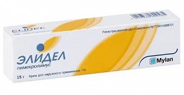 Элидел, крем для наружного применения 1%, 15г
