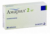 Купить амарил, таблетки 2мг, 30 шт в Заволжье