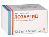 Купить лозаргид, таблетки, покрытые пленочной оболочкой 12,5мг+50мг, 90 шт в Заволжье