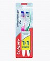 Колгейт (Colgate) Зубная щетка Отбеливающая Plus жесткая, 2 шт