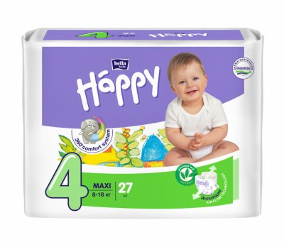 Купить bella baby happy (белла) подгузники 4 макси 8-18кг 27 шт в Заволжье