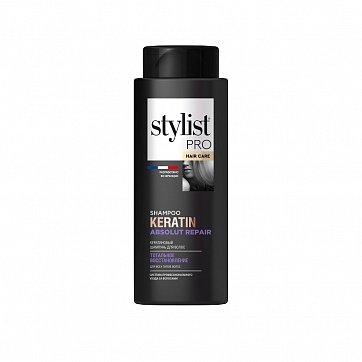 Stylist pro шампунь для волос кератиновый тотальное восстановление 280мл
