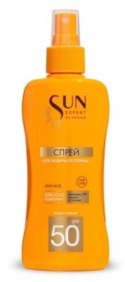 Купить krassa (красса) sun expert спрей для защиты от солнца spf50, 180мл в Заволжье