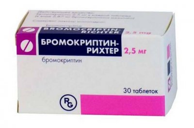 Купить бромокриптин-рихтер, таблетки 2,5мг, 30 шт в Заволжье