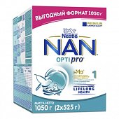 Купить nan optipro 1 (нан) смесь сухая для детей с рождения, 1050г в Заволжье