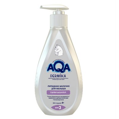 Купить aqa dermika (аква дермика), молочко для малыша липидное, 250мл в Заволжье